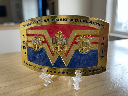 Retro WW CPO Belt Buckle