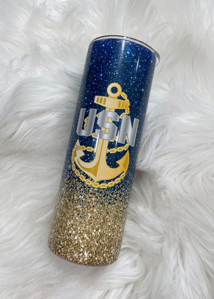 WMC Blue and Gold Tumbler 20oz
