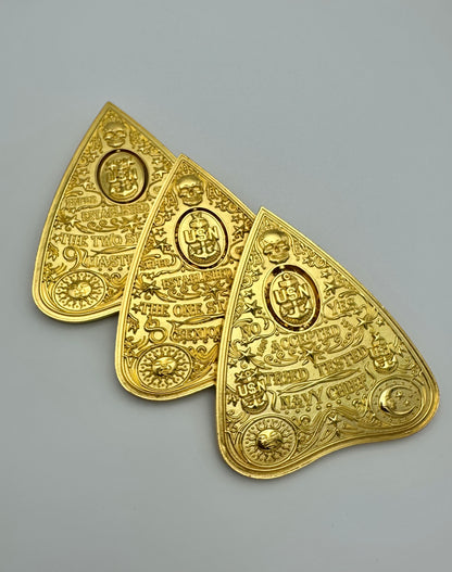 Ouija Planchette Coin Gold