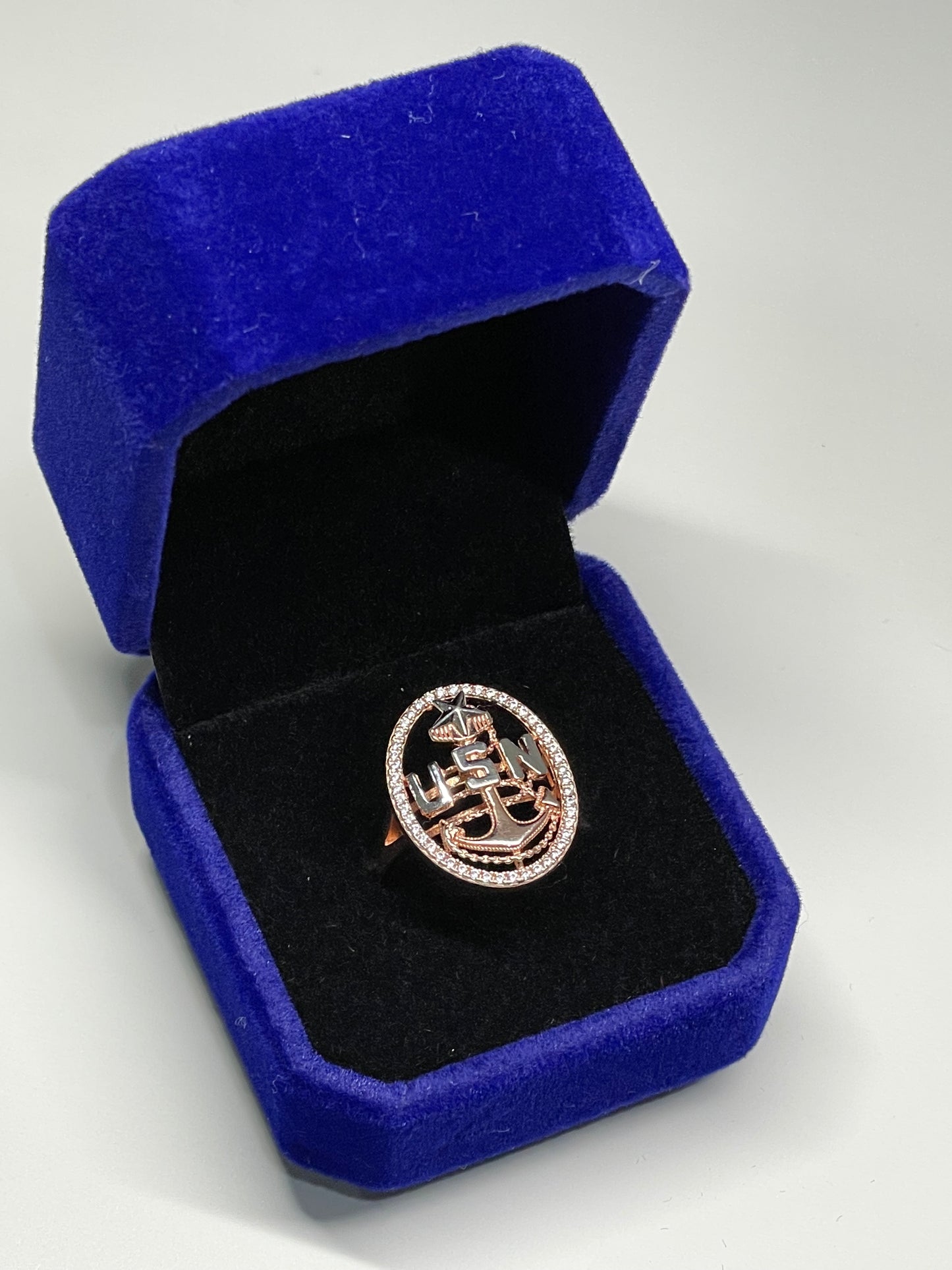 Senior Chief Anchor Rose Ring