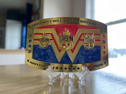 Retro WW CPO Belt Buckle