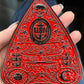 Ouija Planchette Coin Black and Red