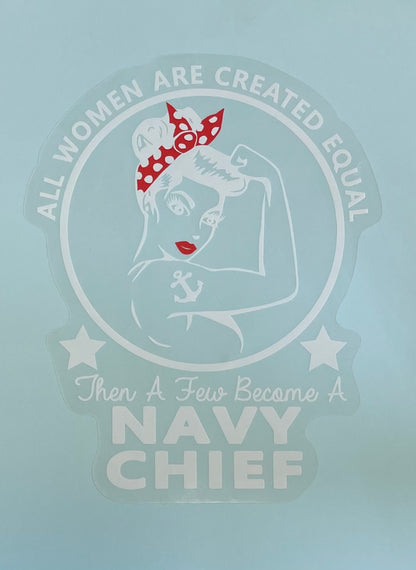 Navy Girl Decal