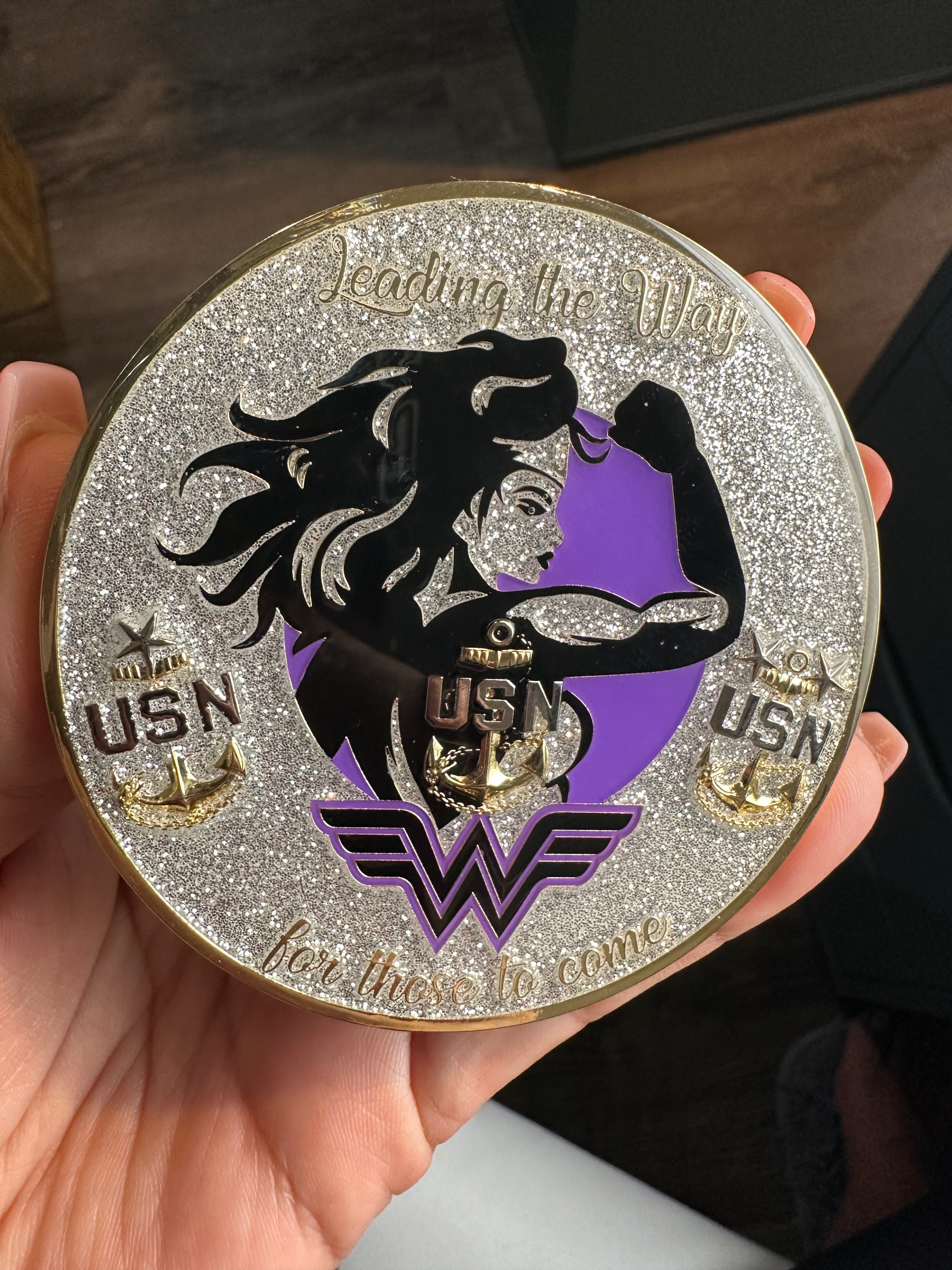 Leading the Way Challenge Coin – Anchor Up Gear