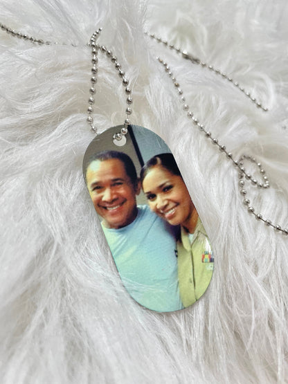 Personalized Proud Dad Tag