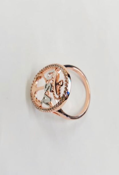 Heritage Anchor Rose Ring