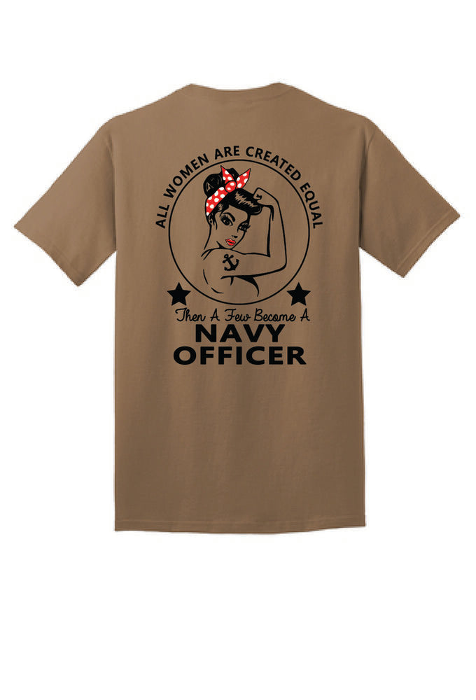 Navy Girl Coyote Brown Officer Shirt